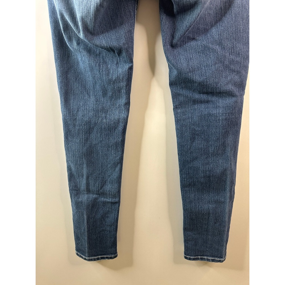 Miss Me Mid Rise Skinny Jeans Size 28 Zebra Sequin Studded Flap Pocket Denim - Picture 15 of 16